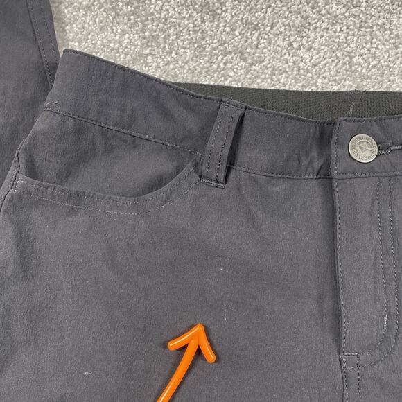 Patagonia Skyline Traveler Pants Womens 2 Nylon Adjustable Waist Ripstop Hiking - Picture 4 of 14